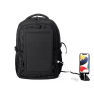 Solar power generation business leisure backpack.  20W, 5V / 3A, 9V / 2A fast charging, 5000 mAh energy storage, USB