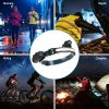 Rechargeable Motion Sensor Head Lamp 6 Light Modes COB XPG Head Light Torch Flashlight 270Â° Beam IPX5 Waterproof for Fishing Running Camping Hiking