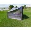 Tarp Shed, 9' x 9', with UV Protection and Roll Up Screen Wall