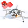 Outdoor Camping Stove Mini Stove All-in-one With Electronic Ignition Portable Picnic Stove