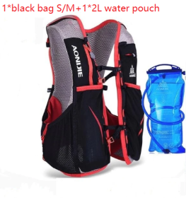 Running Water Bag Backpack Sports Vest (Option: Bag S M 2L pouch)