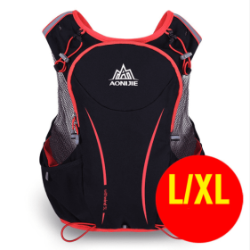 Running Water Bag Backpack Sports Vest (Option: Black L XL)