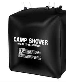 caCamping equipment shower bag water storage bag outdoor camping shower bag folding water bag (size: 40L)