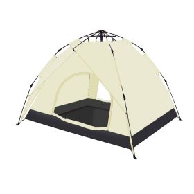 Camping dome tent is suitable for 2/3/4/5 people, waterproof, spacious, portable backpack tent, suitable for outdoor camping/hiking (Color: as pic)