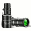 16X52 HD Monocular Telescope High Powered For Outdoor Activity; Bird Watching; Hiking; Travelling; Football Game Watching; Super Foot Bowl Accessories