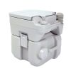 5.3 Gallon 20L Flush Outdoor Indoor Travel Camping Portable Toilet for Car;  Boat;  Caravan;  Campsite;  Hospital