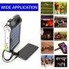 1pc Portable 6V Rechargeable Solar Panel Power Storage Generator System USB Charger With Lamp Lighting Home Solar Energy System Kit, 8*5.9in